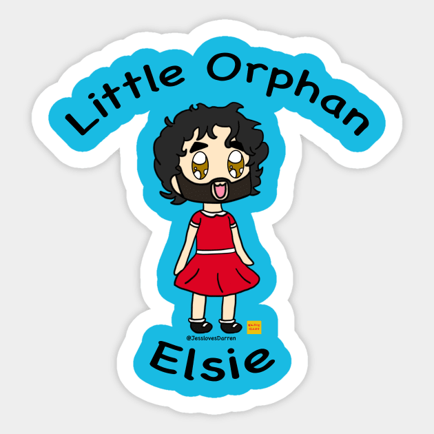 Little Orphan Elsie Sticker by ElsieCast